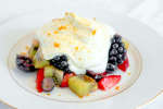 fresh fruit with cream | Classpop Shot