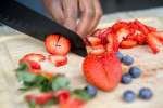 chef slicing strawberries | Classpop Shot