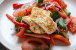 greek salad with grilled Halloumi | Classpop Shot