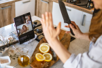 person taking an online cooking classes and slicing lemons | Classpop Shot