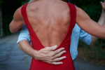 Colorado Springs - man hand on woman's back dance pose Shot