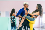 Bay Area - dancing bachata in class Shot