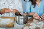 Las Vegas - making dumplings by hand Shot