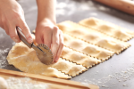 Orange County - making fresh ravioli Shot