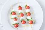 mozarella tomato basil skewers | Classpop Shot