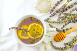 fresh lavender tea and ingredients | Classpop Shot