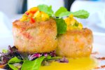 greek style crab cakes | Classpop Shot