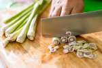 person slicing lemongrass | Classpop Shot