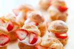 choux pastry canapes with fruit | Classpop Shot