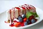 cheesecake with cherry compote | Classpop Shot