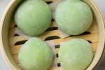 matcha mochi with red bean paste | Classpop Shot