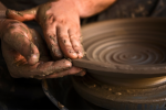 Los Angeles - pottery plate Shot