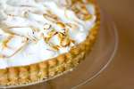 caramel tart with meringue | Classpop Shot