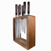 Cuisine::pro Damishiro Emperor Mokuzai 7-Piece Knife Block Set 1
