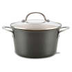 Ayesha Curry 4.5-Quart Hard Anodized Nonstick Saucepot with Lid 1