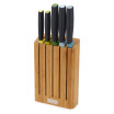 Joseph Joseph Elevate 6-Piece Compact Bamboo Knife Block Set 1