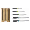 Joseph Joseph Elevate 6-Piece Compact Bamboo Knife Block Set 3