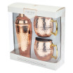 Twine Hammered Copper Bar Set 3