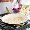 GreenPan Reserve Ceramic 12-Inch Fry Pan with Lid - Twilight Blue 5