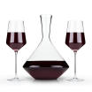 Viski 3-Piece Angled Crystal Bordeaux Set 1