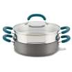 Rachael Ray Create Delicious Hard Anodized Nonstick 3-Piece Steamer Set 2