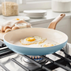 GreenPan Essence Ceramic Nonstick 10-Piece Cookware Set - Blue Haze 5