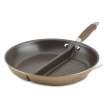 Anolon Advanced Home 12.5 Inch Divided Grill and Griddle Pan Bronze