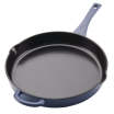 Ayesha Curry 12-Inch Enameled Cast Iron Frying Pan With Helper Handle Anchor Blue