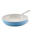 KitchenAid Hard Anodized Ceramic Nonstick 12.25-Inch Frying Pan Blue Velvet