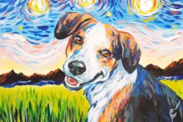 Make Your Pet Van Gogh (Half-Priced Wine Bottles!)