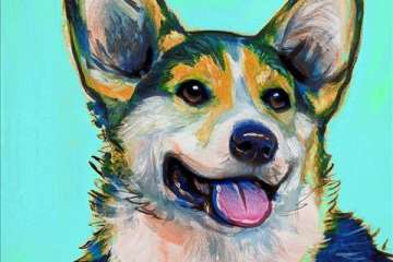 Furry Friends on Canvas
