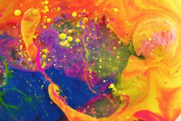 Form Abstract Art by Shooting and Spinning