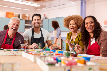 Paint, Sip and Bond