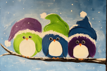 Colorful Bird Family