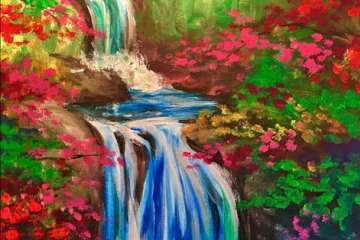 Splendid Spring Waterfall