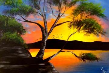 Sunset in the Lake - Baytown