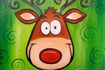 Family Fun: Smiling Silly Reindeer