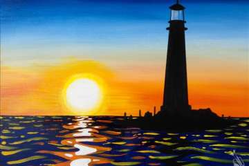 Island Lighthouse Ocean View