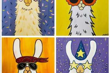 Party Llama Painting Fun