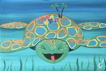 Happy Sea Turtle