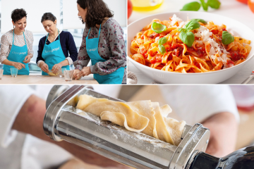 Team Pasta-Making With Chef Emmanuelle