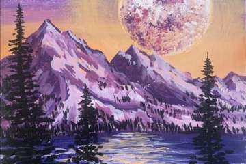 Where the Mountain Sleeps Under the Moon