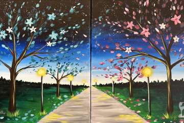 Evening Spring Blossoms
