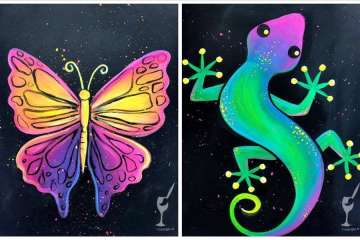 Glowing Neon Animal Portrait