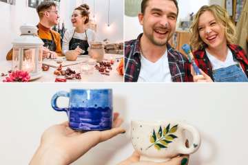 Pottery and Painting for Couples - Boston