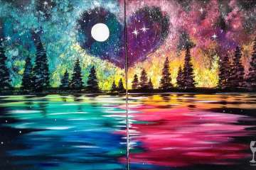 Peaceful Starry Sky Scene