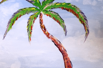 Cute Swaying Palm Tree