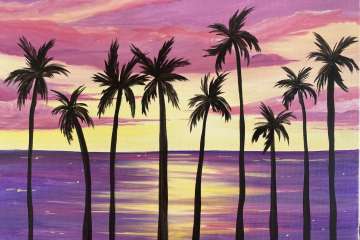Epic Purple Palms