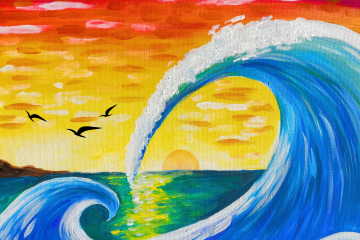 Epic Rainbow Beach Sunset