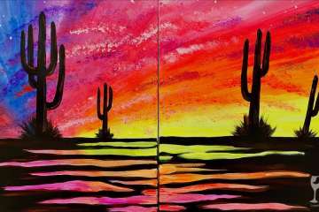 Desert Dreams Beneath the Sunset Skies